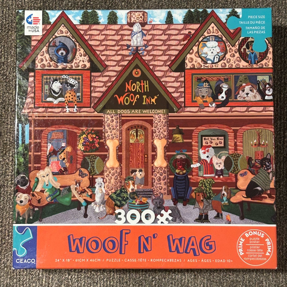 Ceaco Woof & Wag Dog Puzzle - 300 Pieces